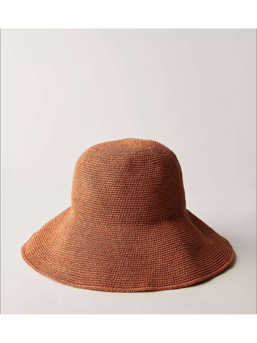 NWT Free People Light Orange Sunny Day Beach Hat